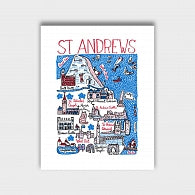 St Andrews Art Print - Julia Gash