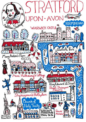 Stratford upon Avon Postcard - Julia Gash