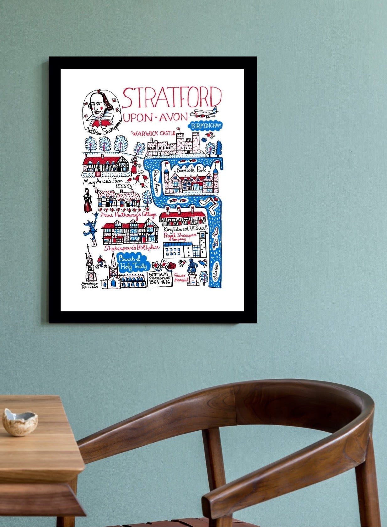 Stratford Upon Avon Art Print - Julia Gash