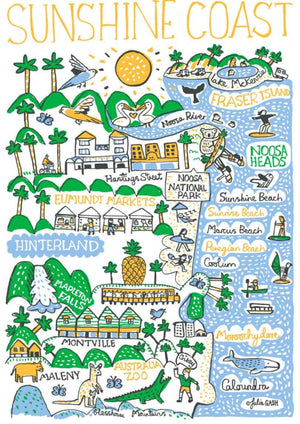Sunshine Coast Postcard - Julia Gash