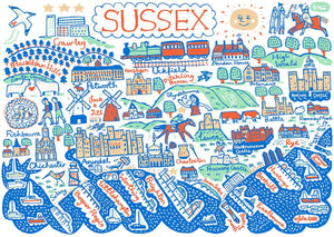 Sussex Art Print - Julia Gash