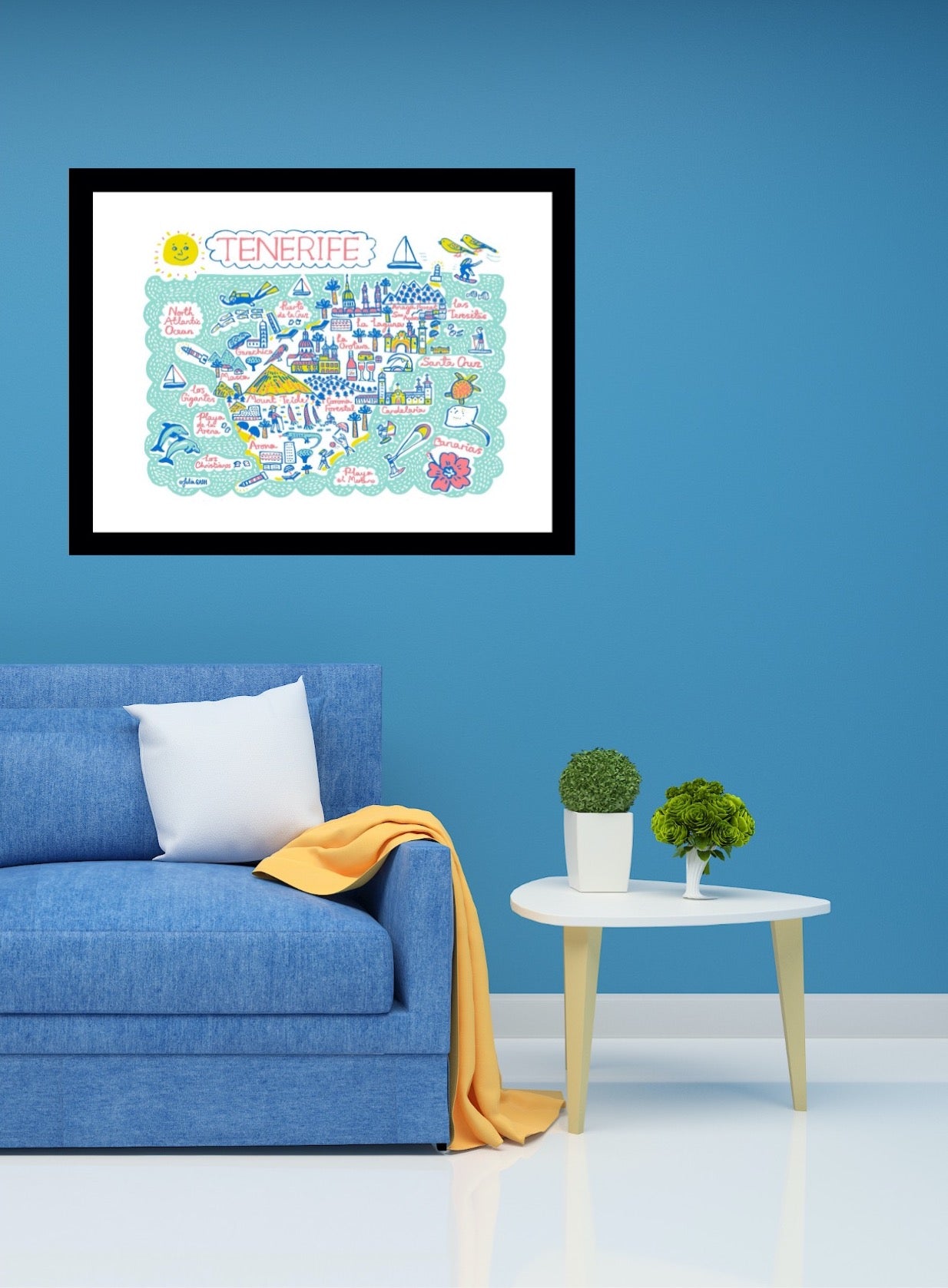 Tenerife Art Print - Julia Gash