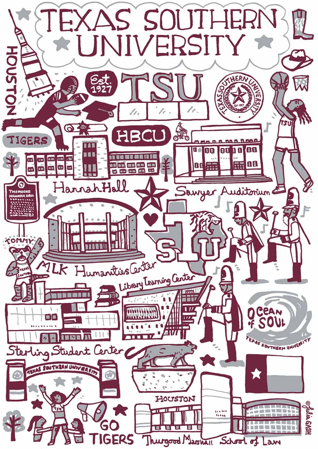 Texas Southern University by Julia Gash