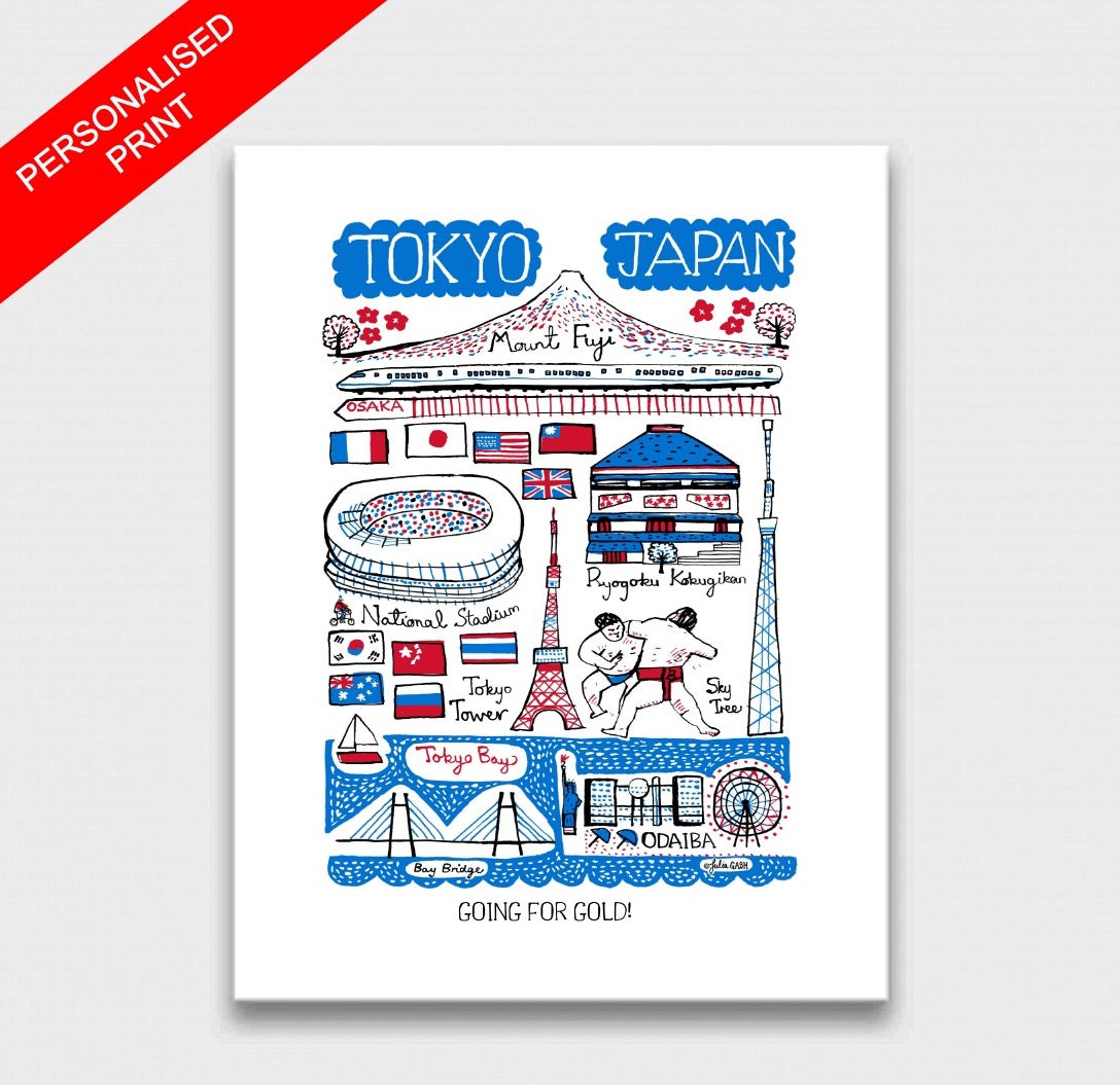 Tokyo - Sporty City Art Print