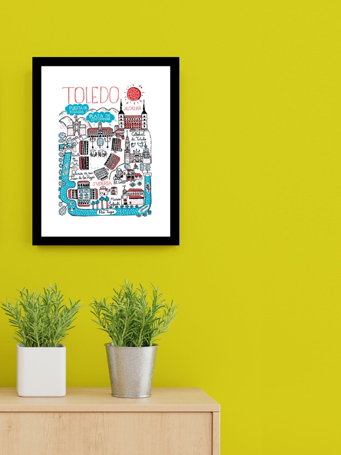 Toledo Art Print by Julia Gash