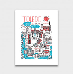 Toledo Art Print by Julia Gash