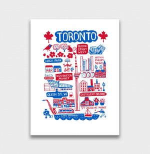Toronto By Dasher Art Print - Julia Gash