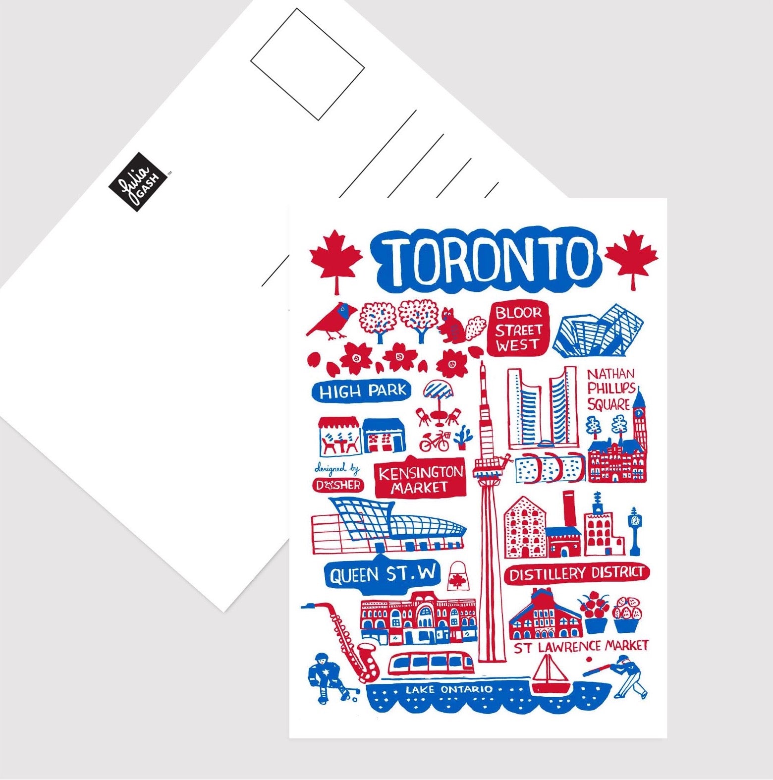 Toronto Dasher Postcard - Julia Gash
