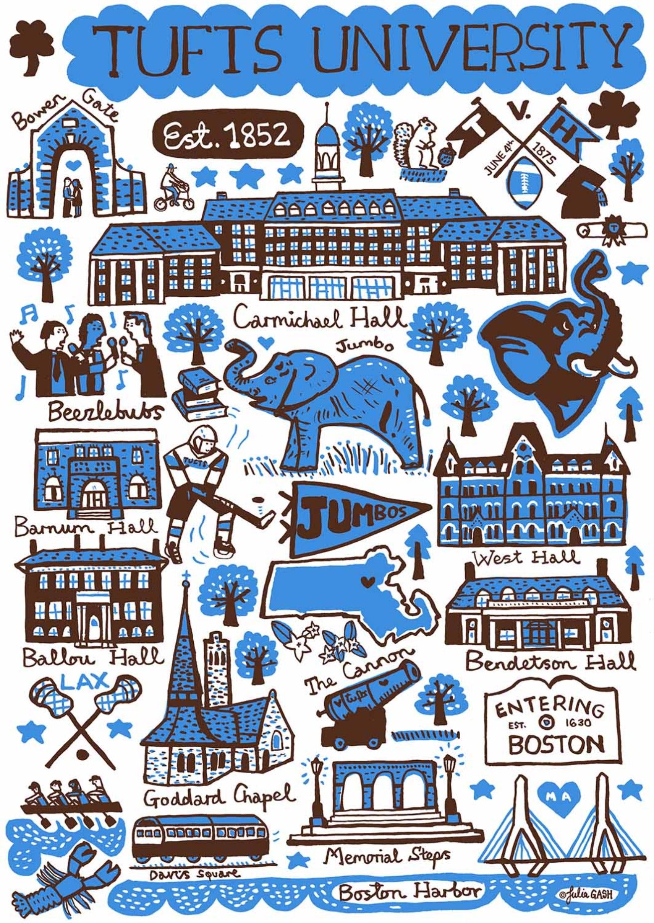 Tufts University by Julia Gash