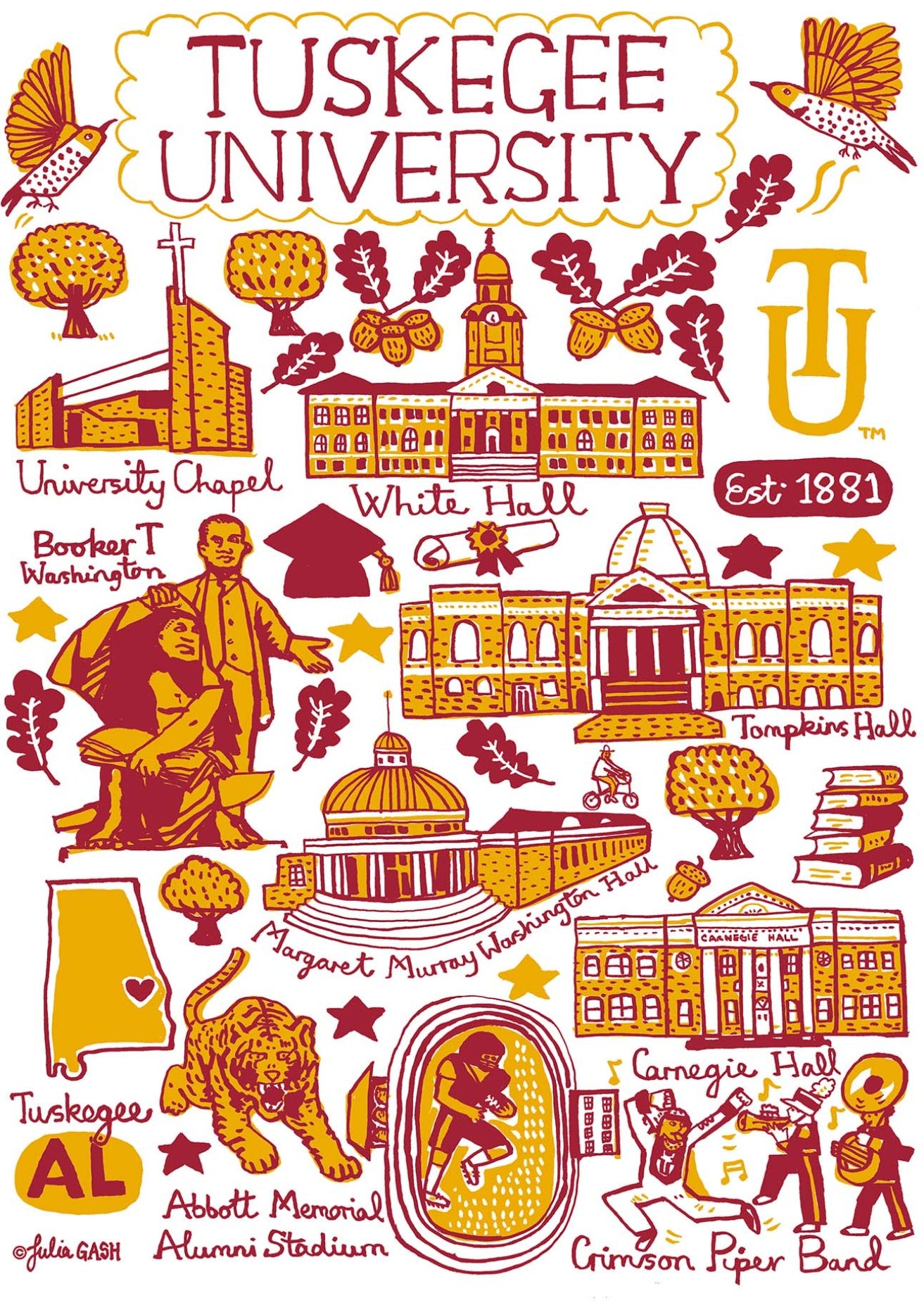 Tuskegee University by Julia Gash