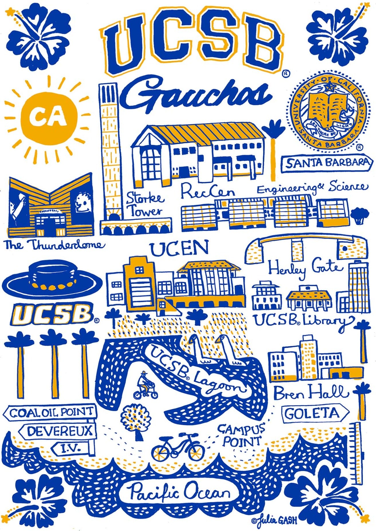 University of California - Santa Barbara by Julia Gash