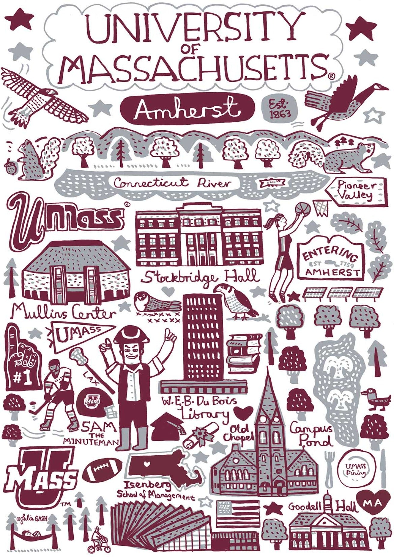 University of Massachusetts - Amherst by Julia Gash