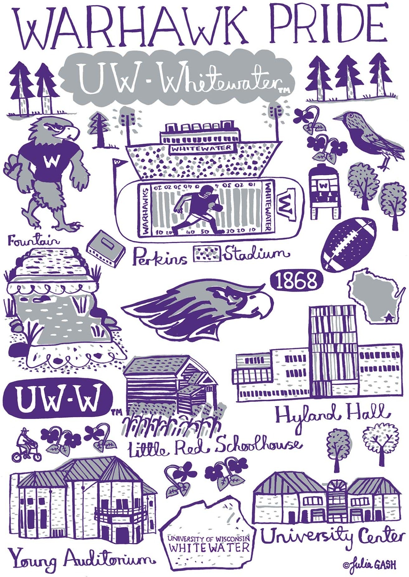 University of Wisconsin - Whitewater by Julia Gash