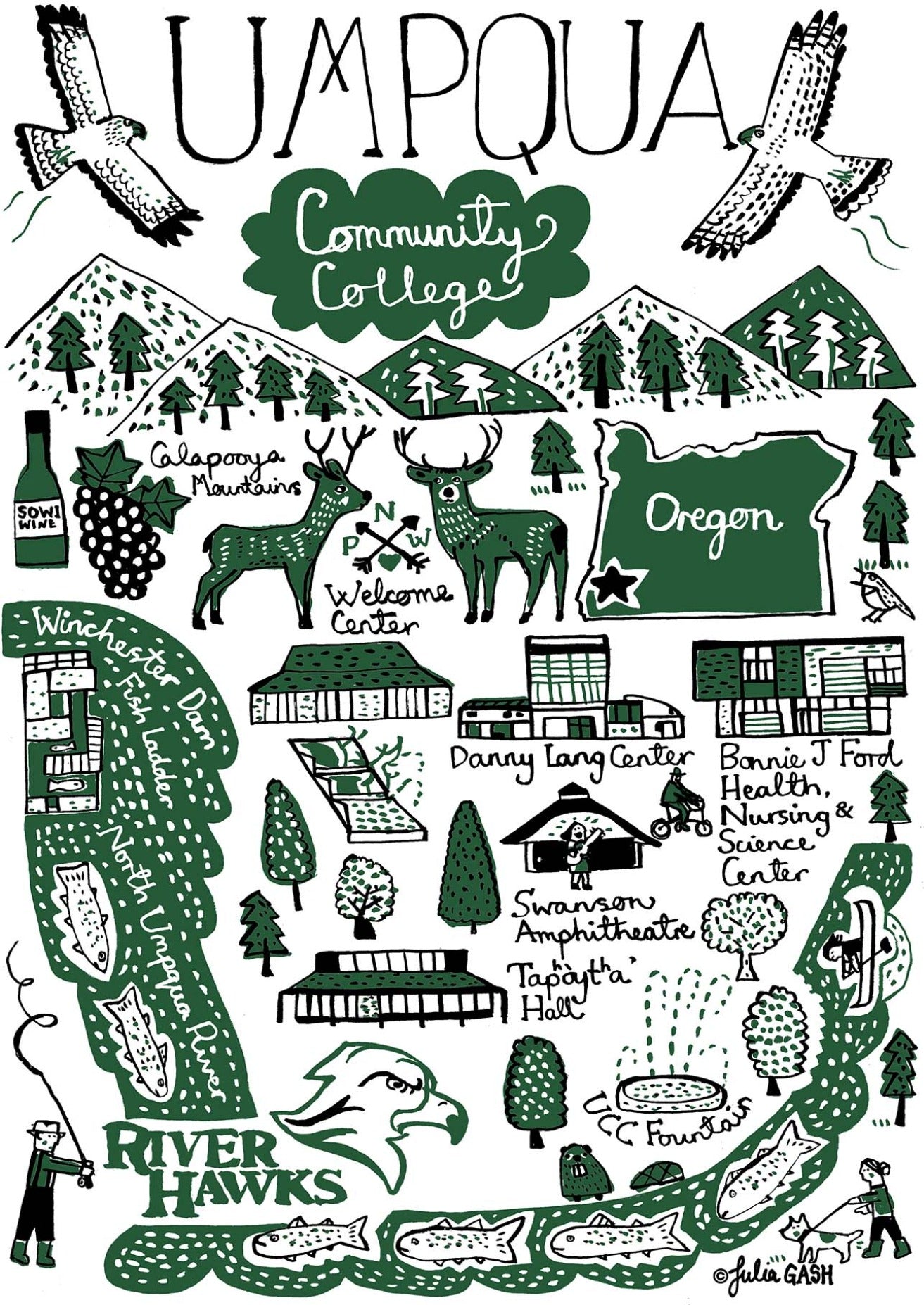 Umpqua Community College by Julia Gash