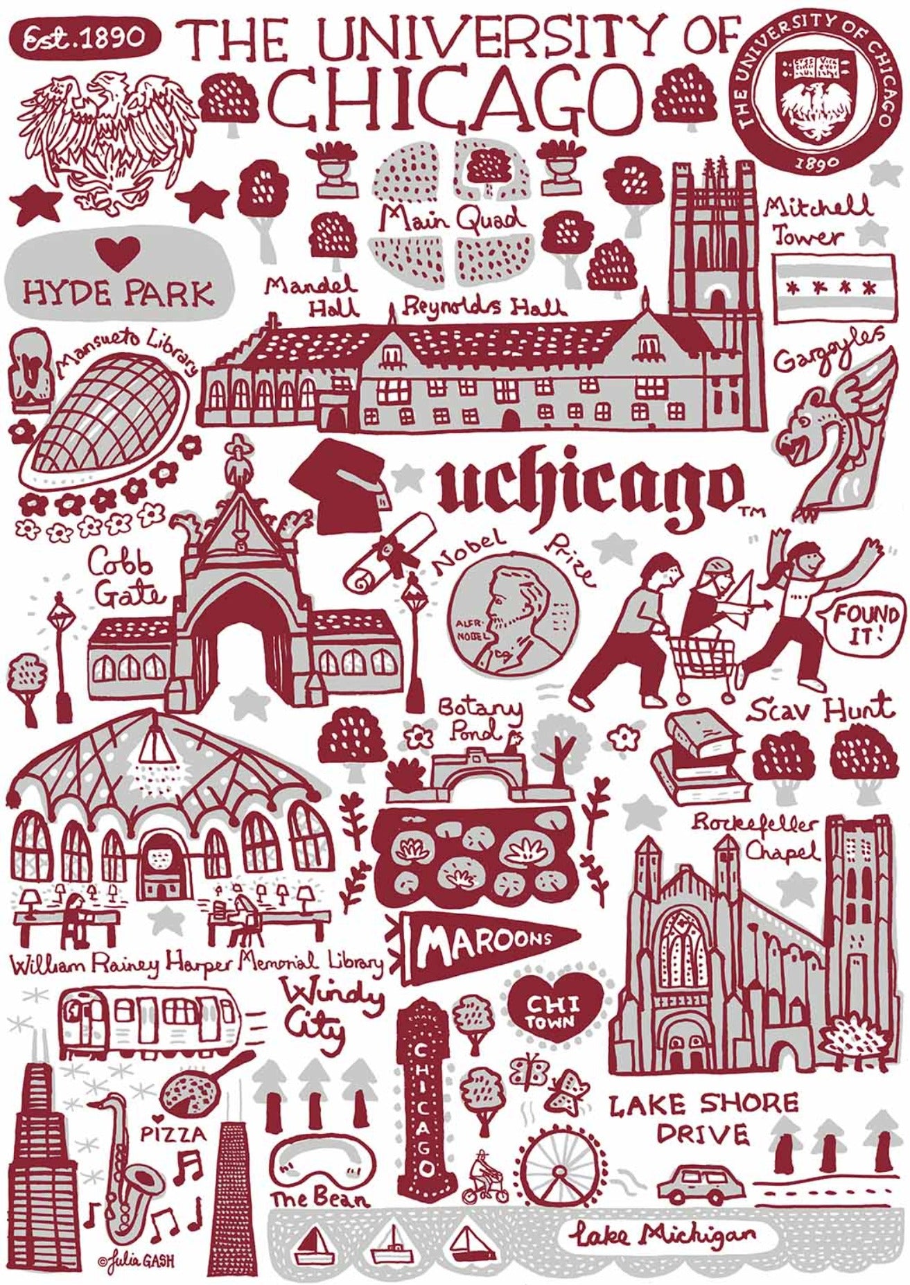 University of Chicago by Julia Gash