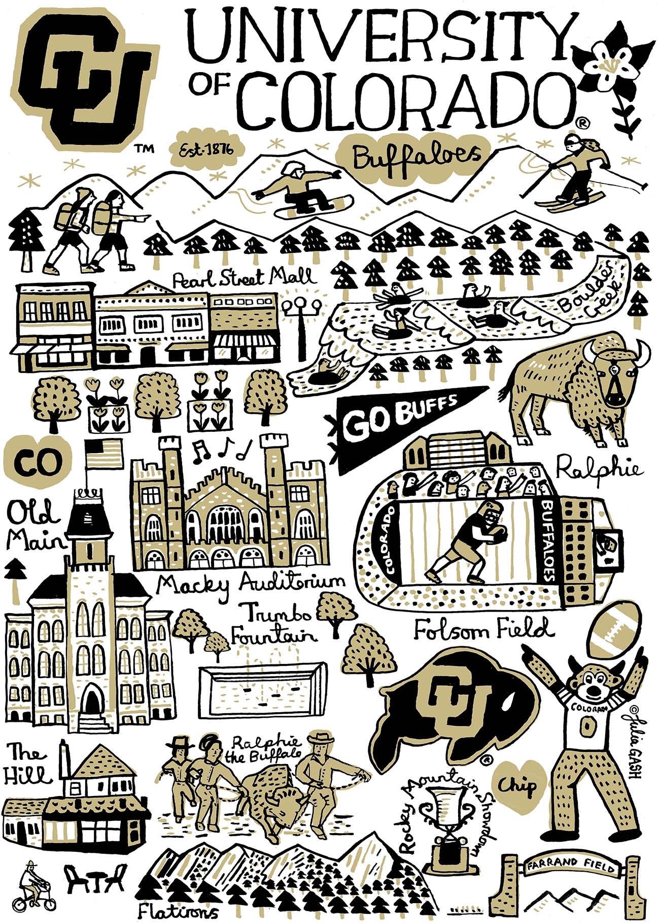 University of Colorado by Julia Gash