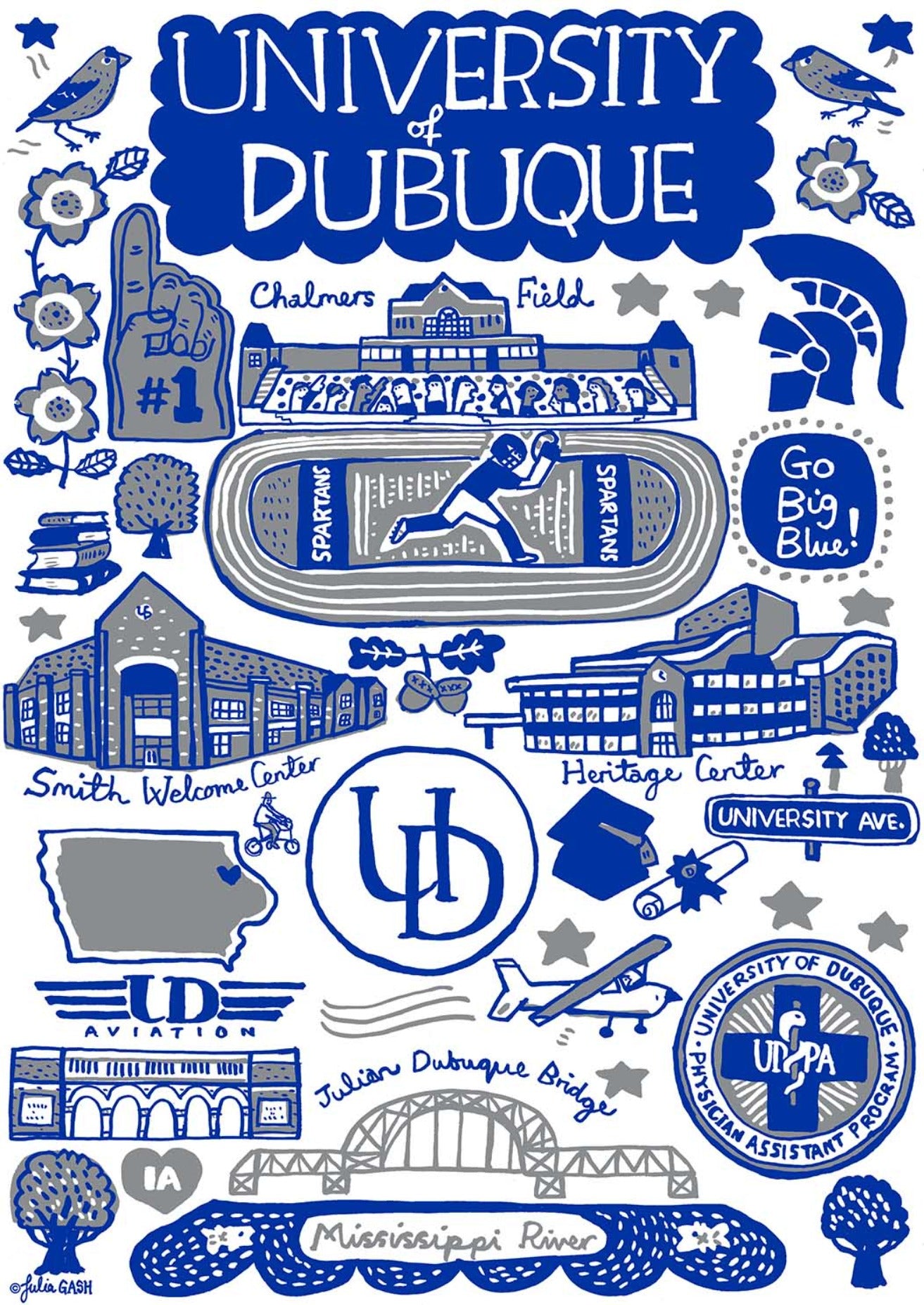 University of Dubuque by Julia Gash