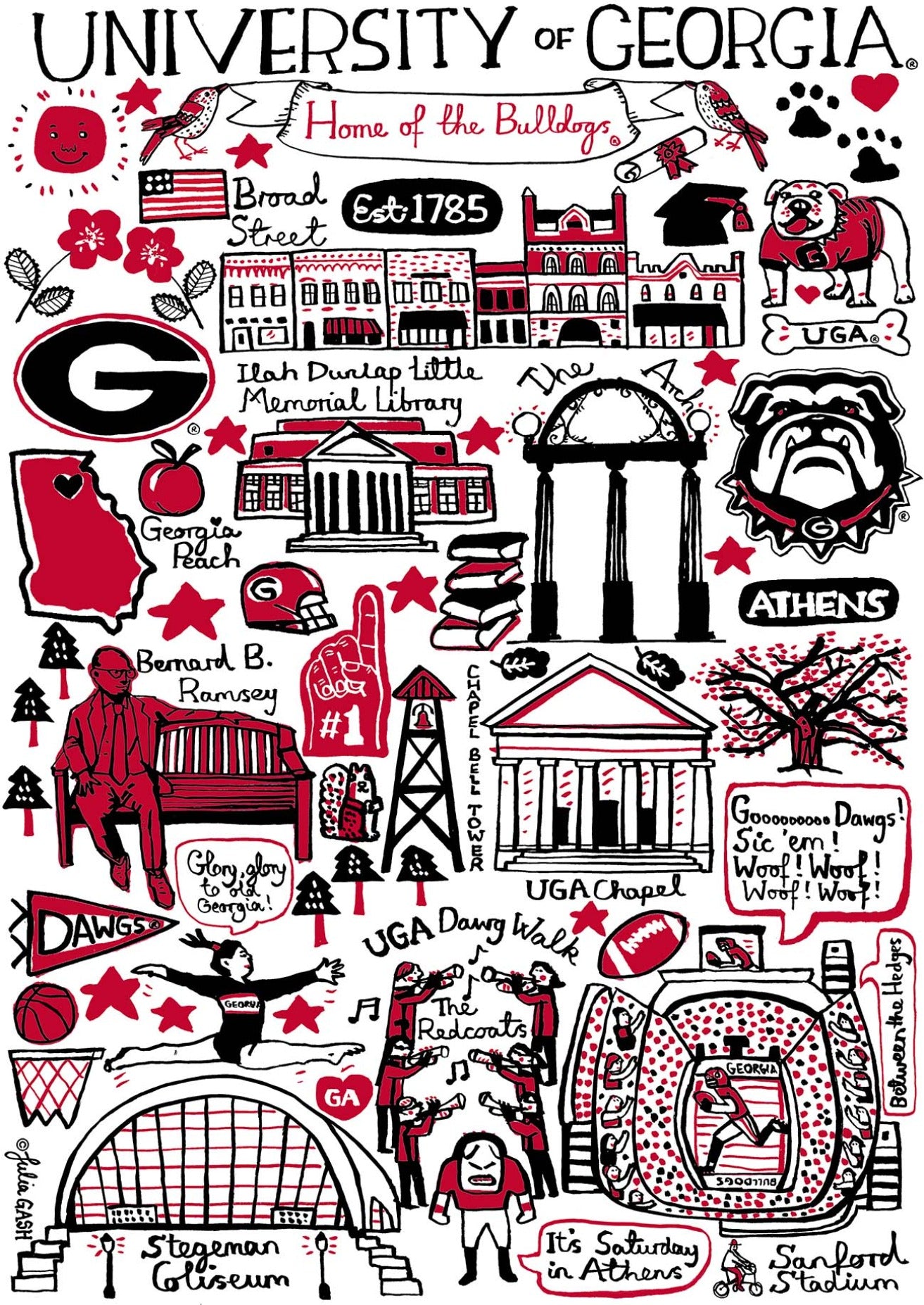 University of Georgia by Julia Gash