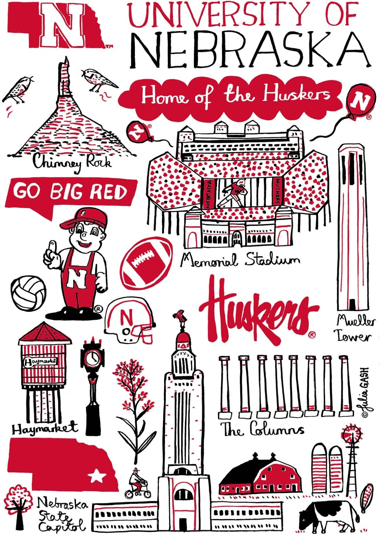 University of Nebraska by Julia Gash