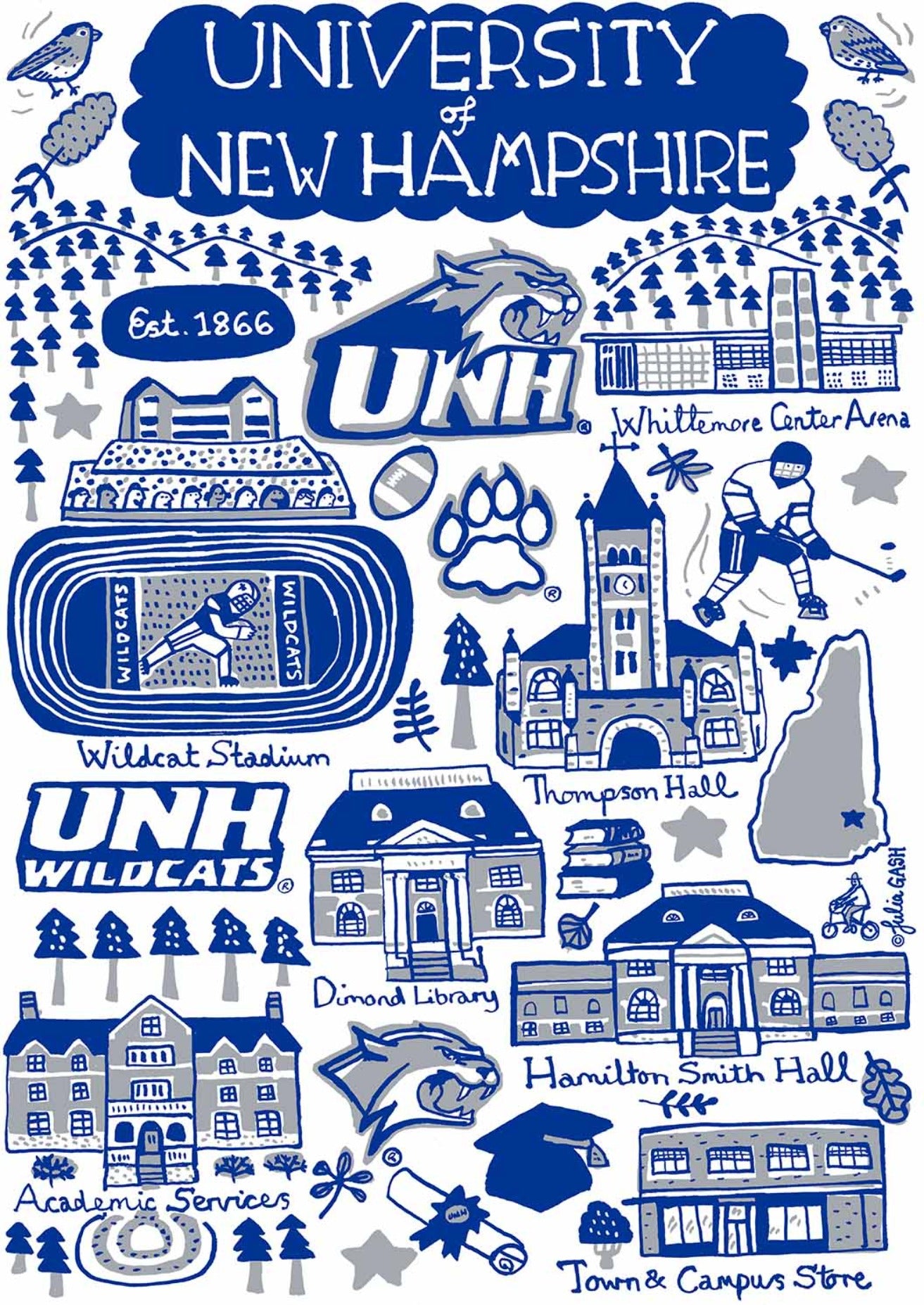 University of New Hampshire by Julia Gash