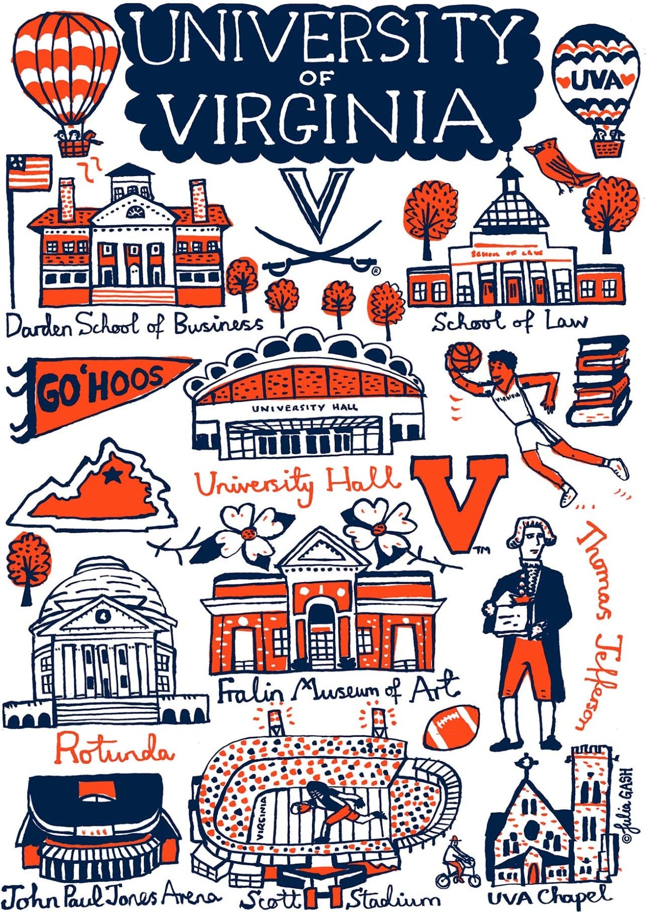 University of Virginia by Julia Gash