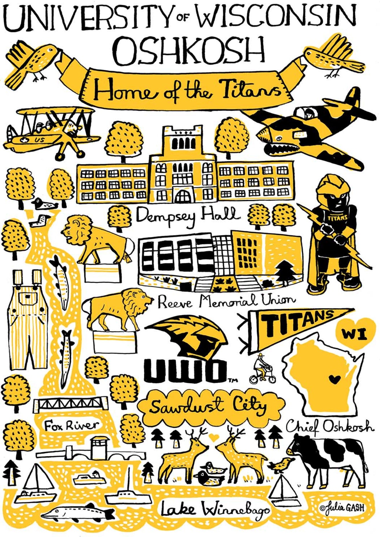 University of Wisconsin - Oshkosh by Julia Gash