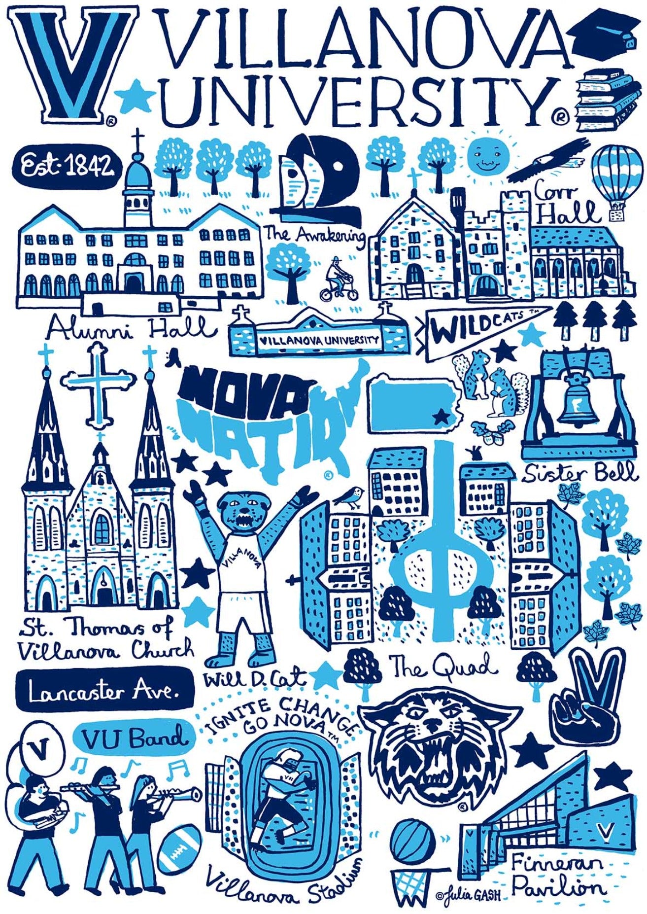 Villanova University by Julia Gash