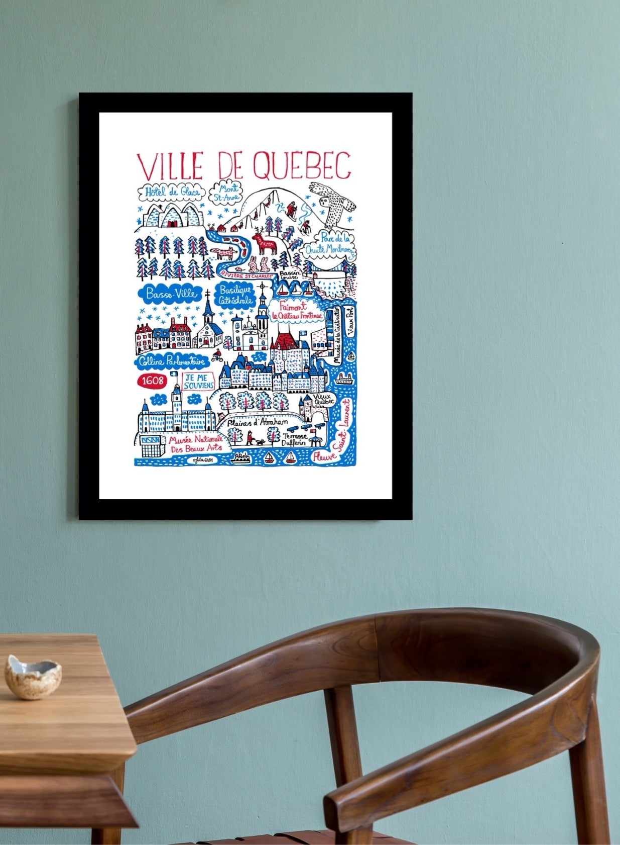 Quebec Art Print - Julia Gash