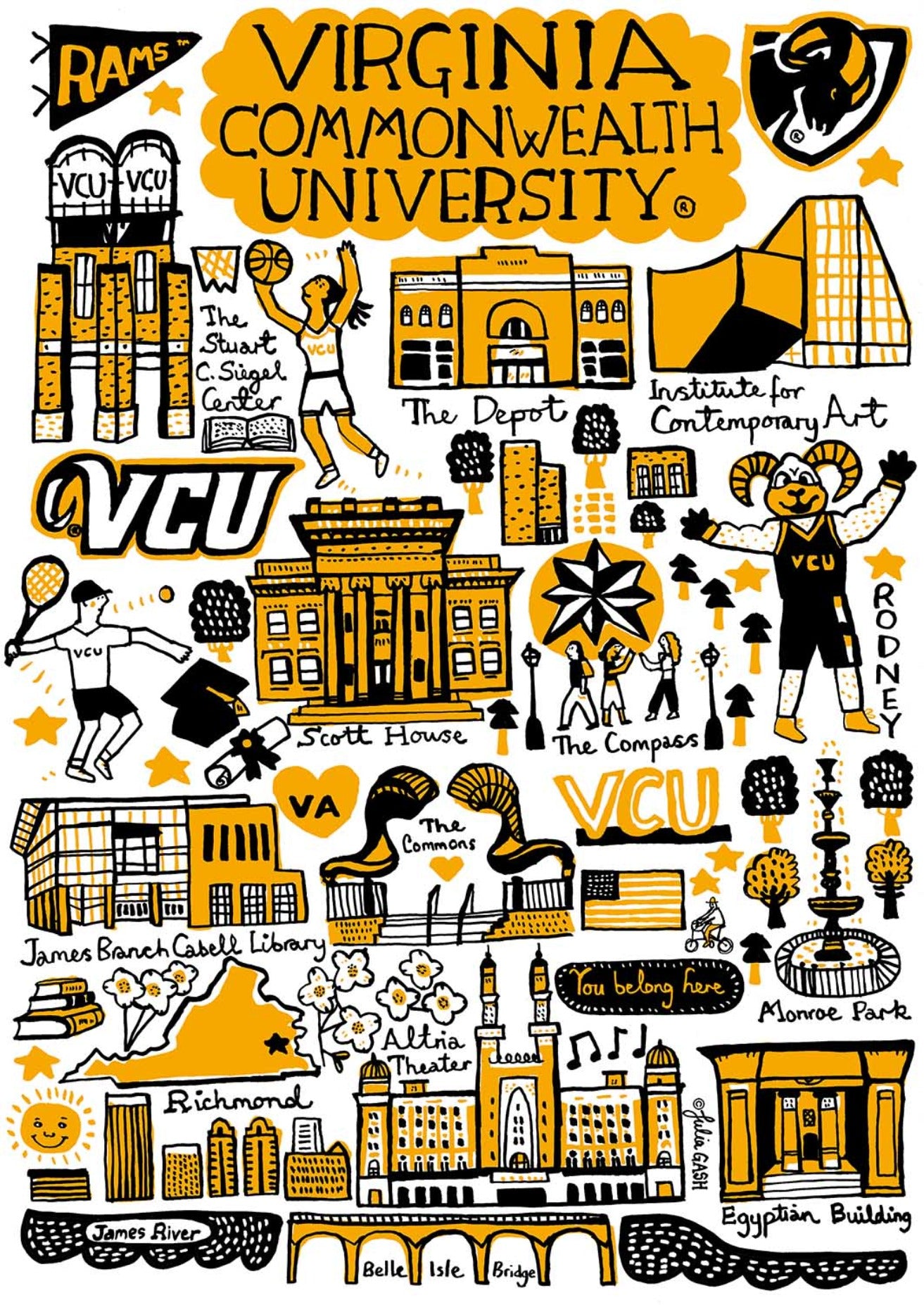 Virginia Commonwealth University by Julia Gash