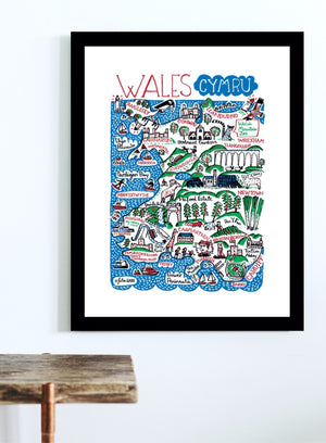 Wales Art Print - Julia Gash