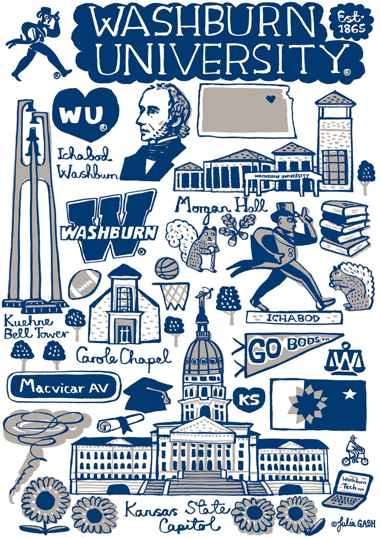 Washburn University Design - Julia Gash