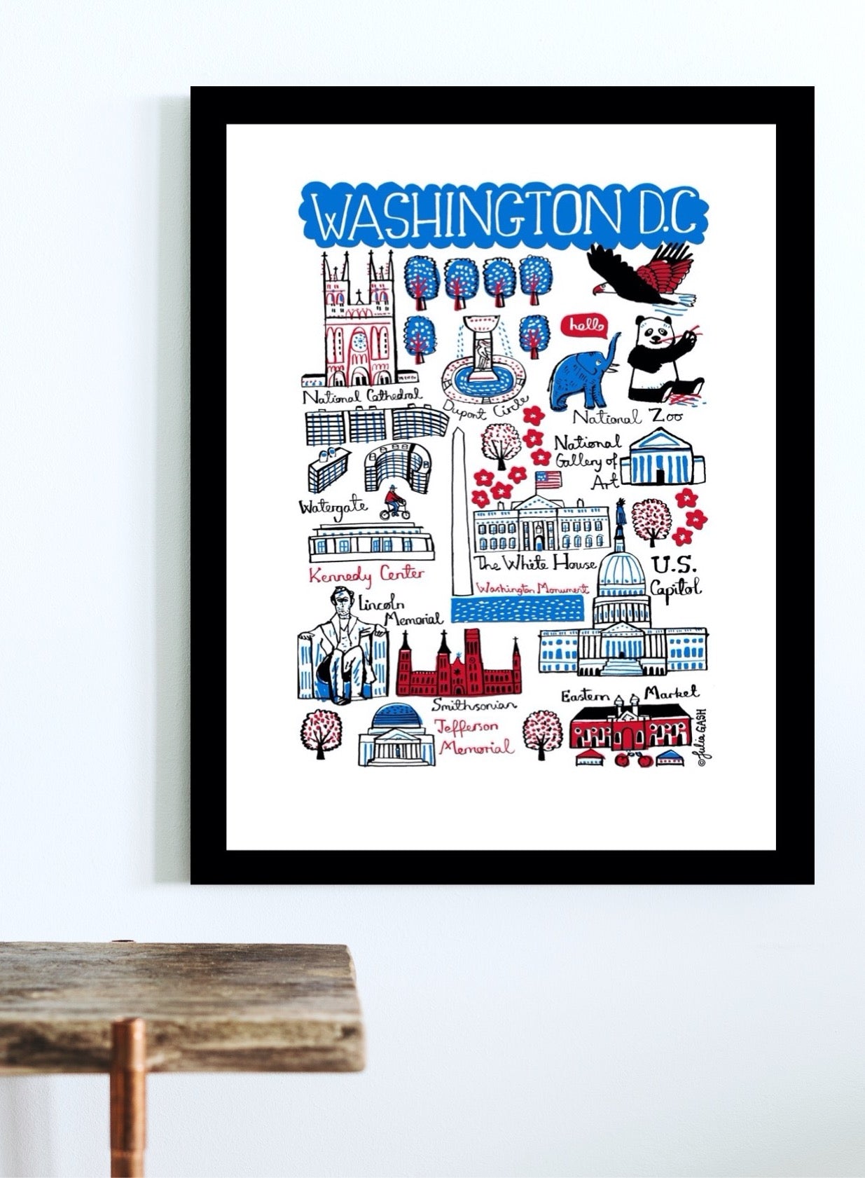 Washington DC Art Print - Julia Gash