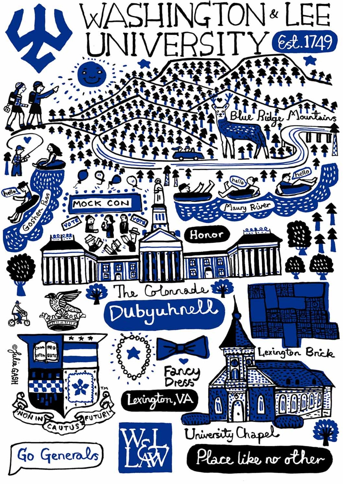 Washington & Lee University by Julia Gash