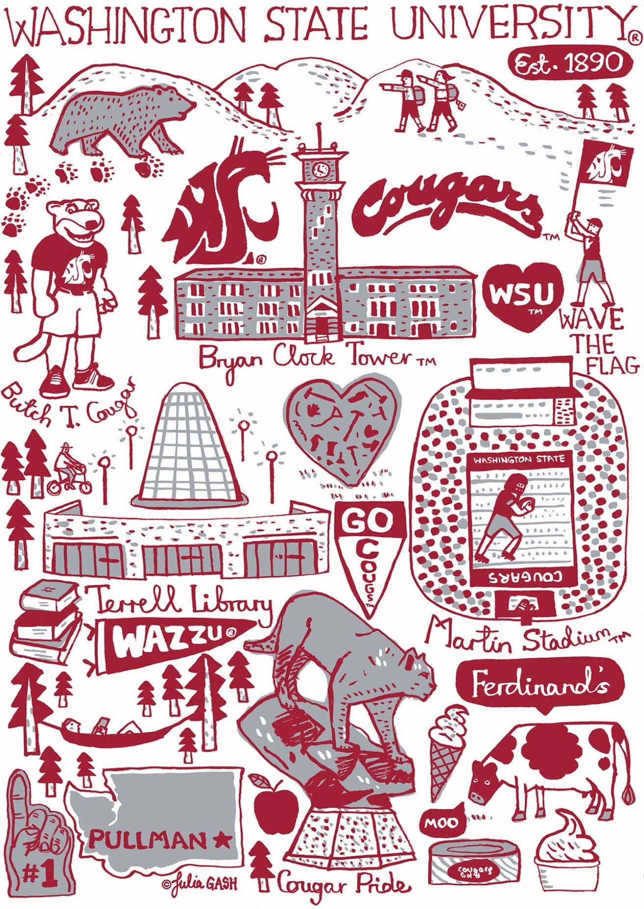 Washington State University by Julia Gash