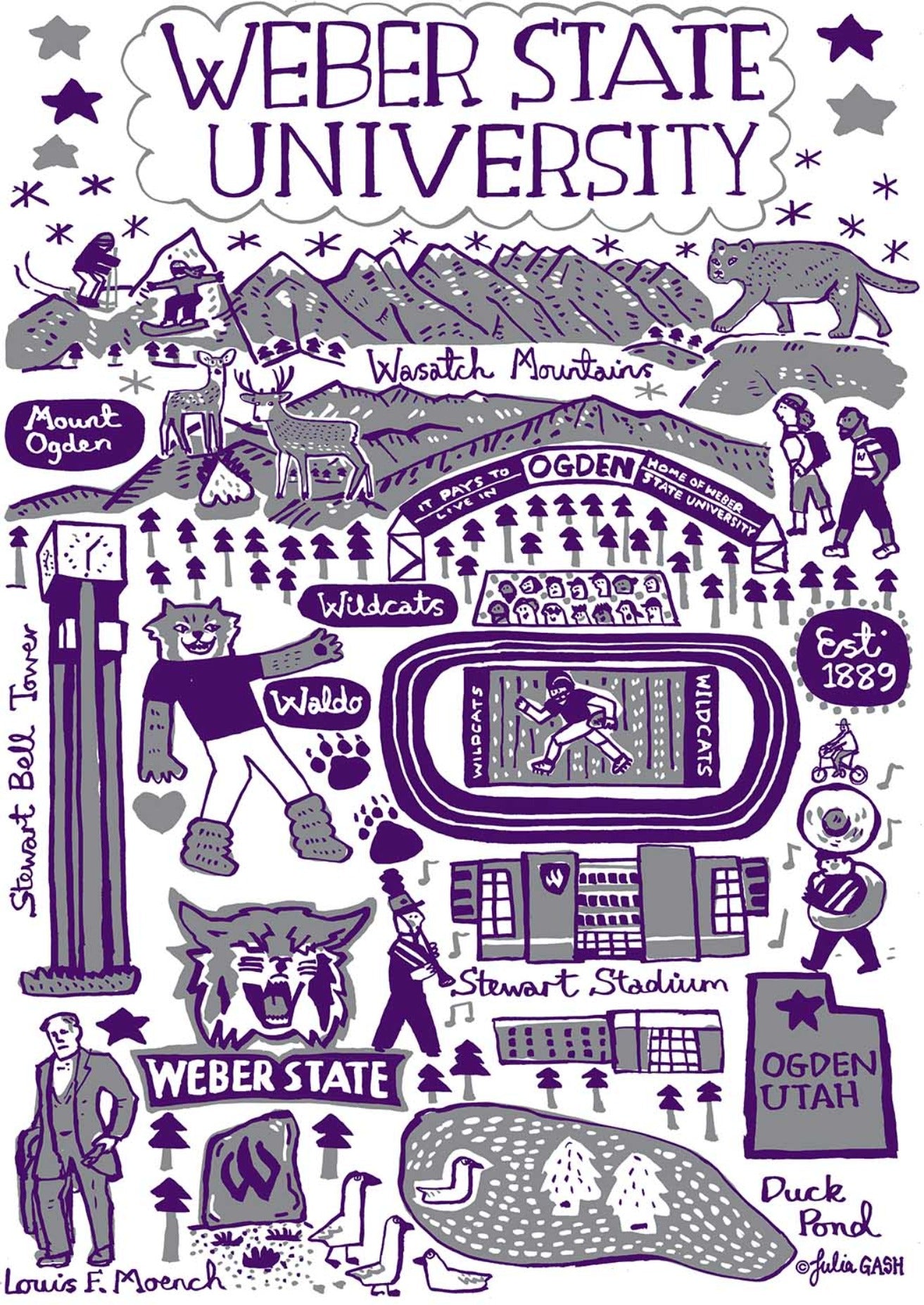Weber State Uni by Julia Gash