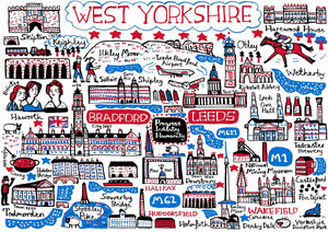 West Yorkshire Postcard by Julia Gash