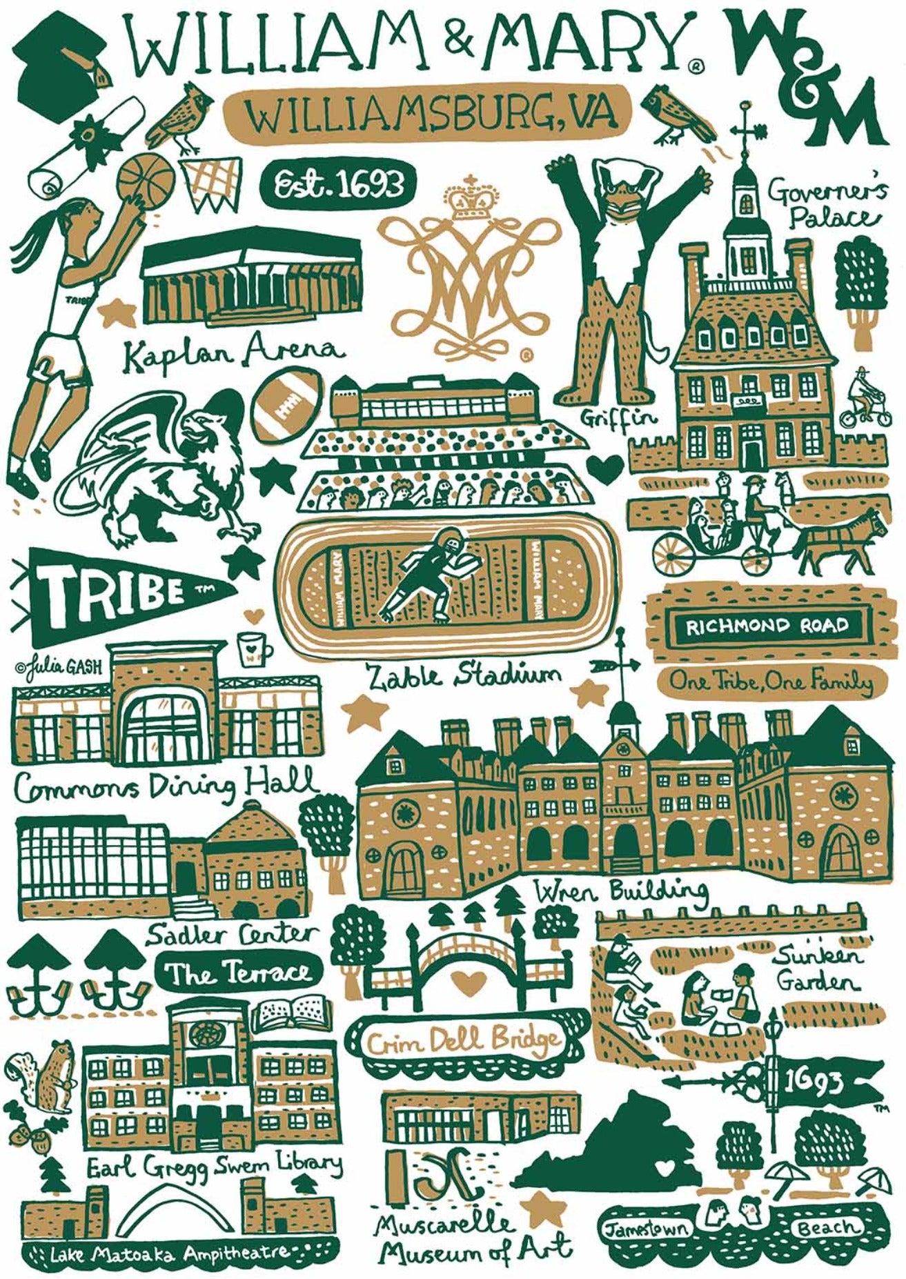 William and Mary University by Julia Gash