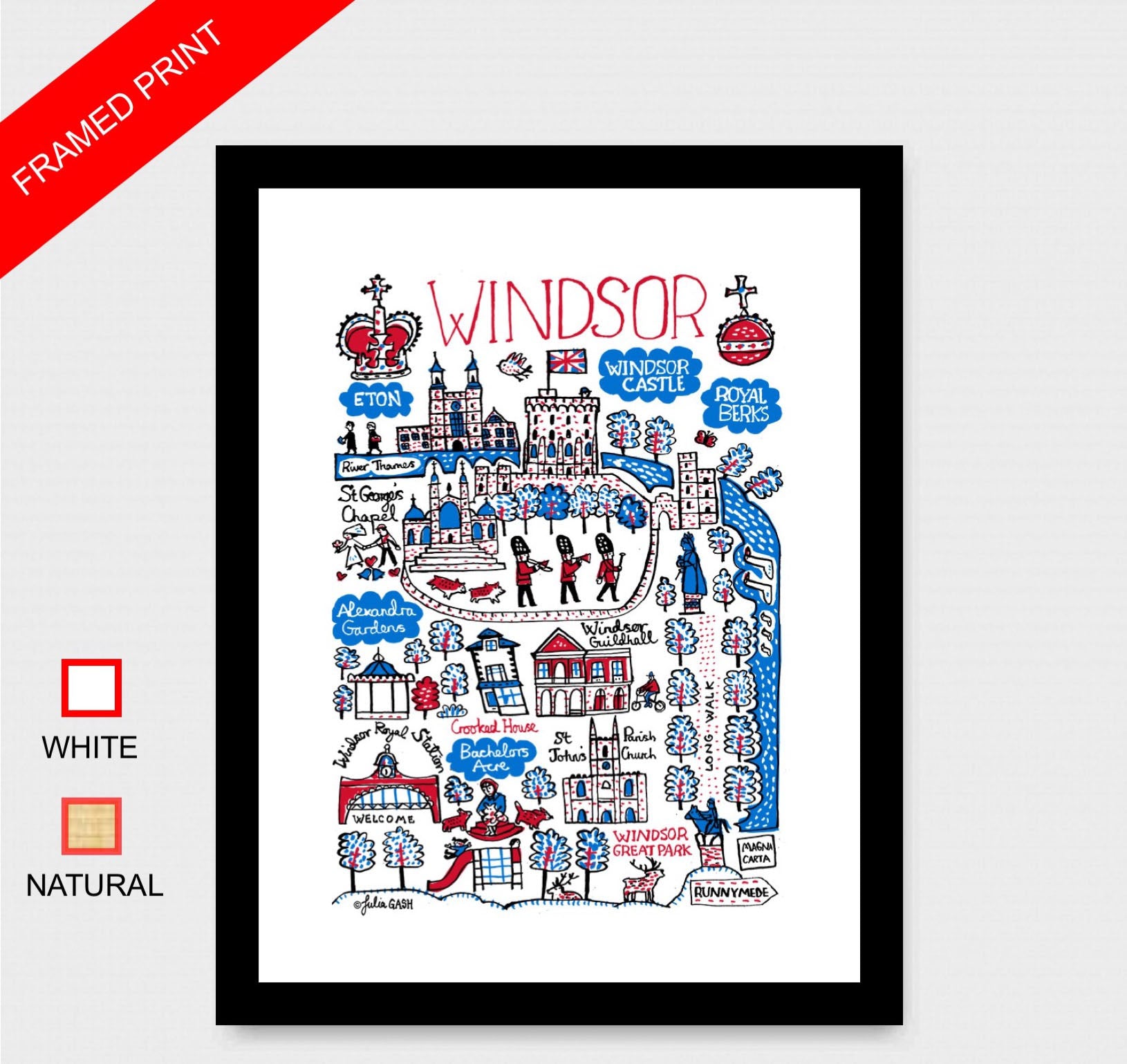 Windsor Art Print - Julia Gash