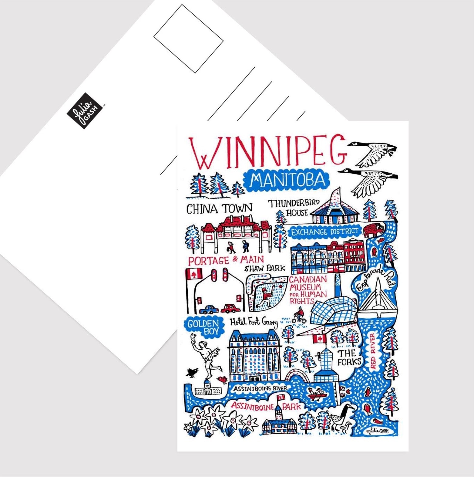 Winnipeg Postcard - Julia Gash