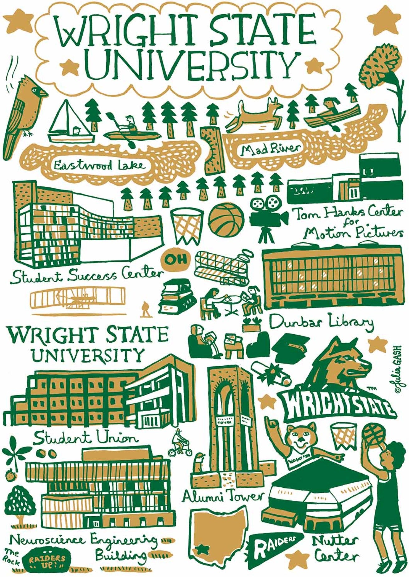 Wright State University by Julia Gash