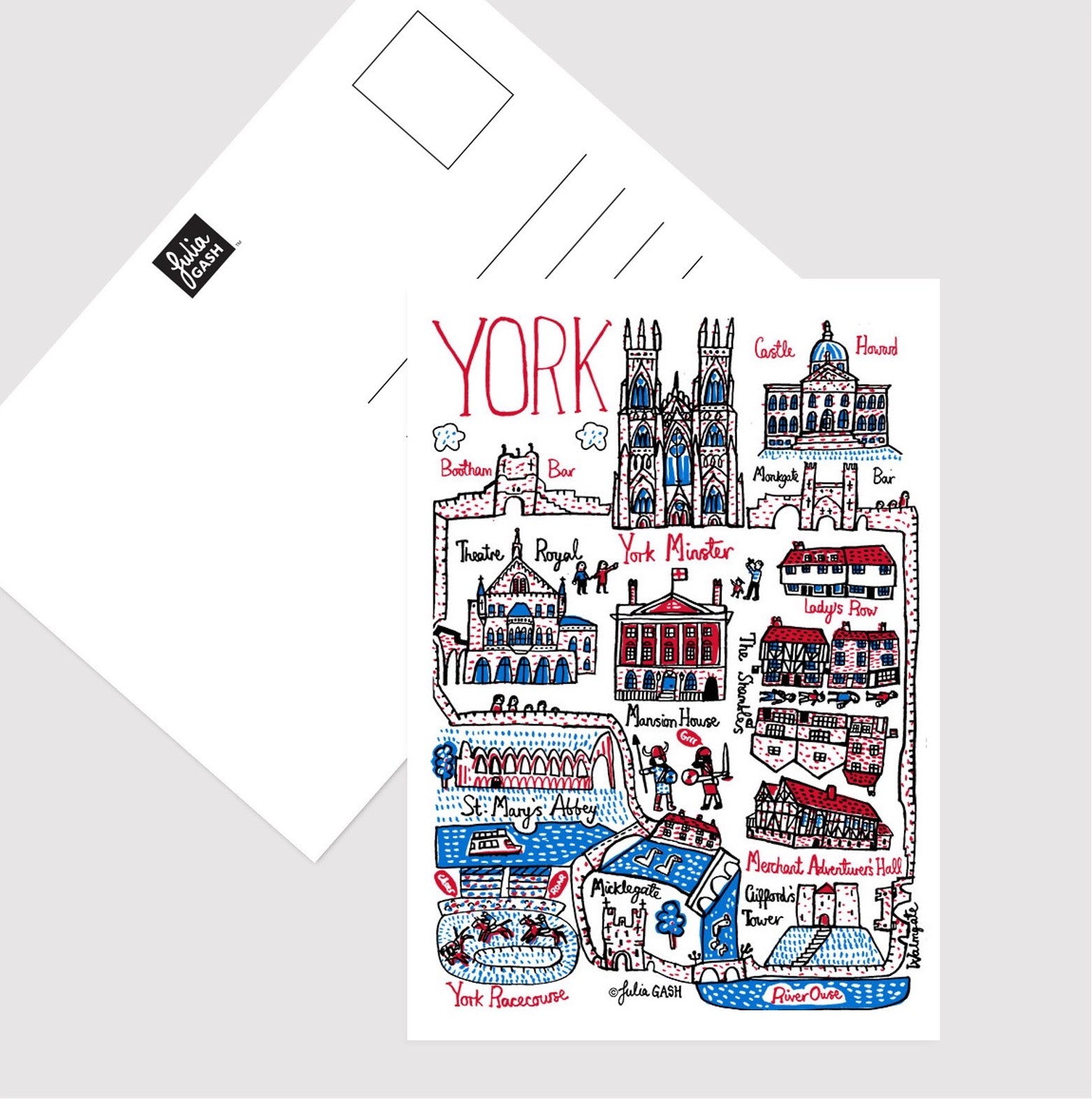 York Postcard - Julia Gash