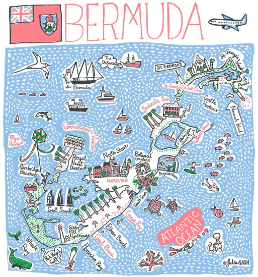 Bermuda Art Print - Julia Gash