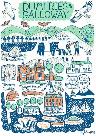 Dumfries and Galloway Art Print - Julia Gash