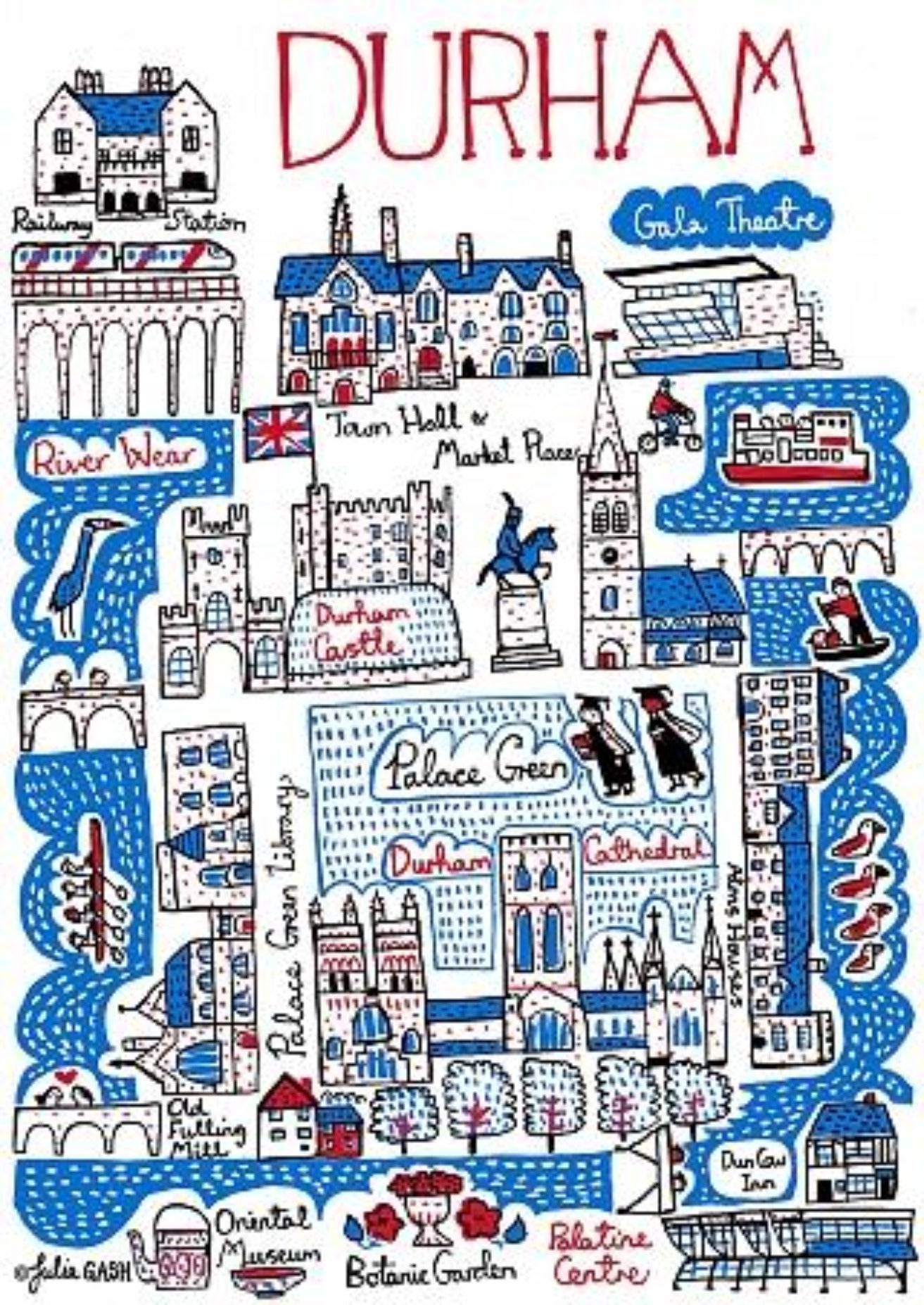 Durham Art Print - Julia Gash