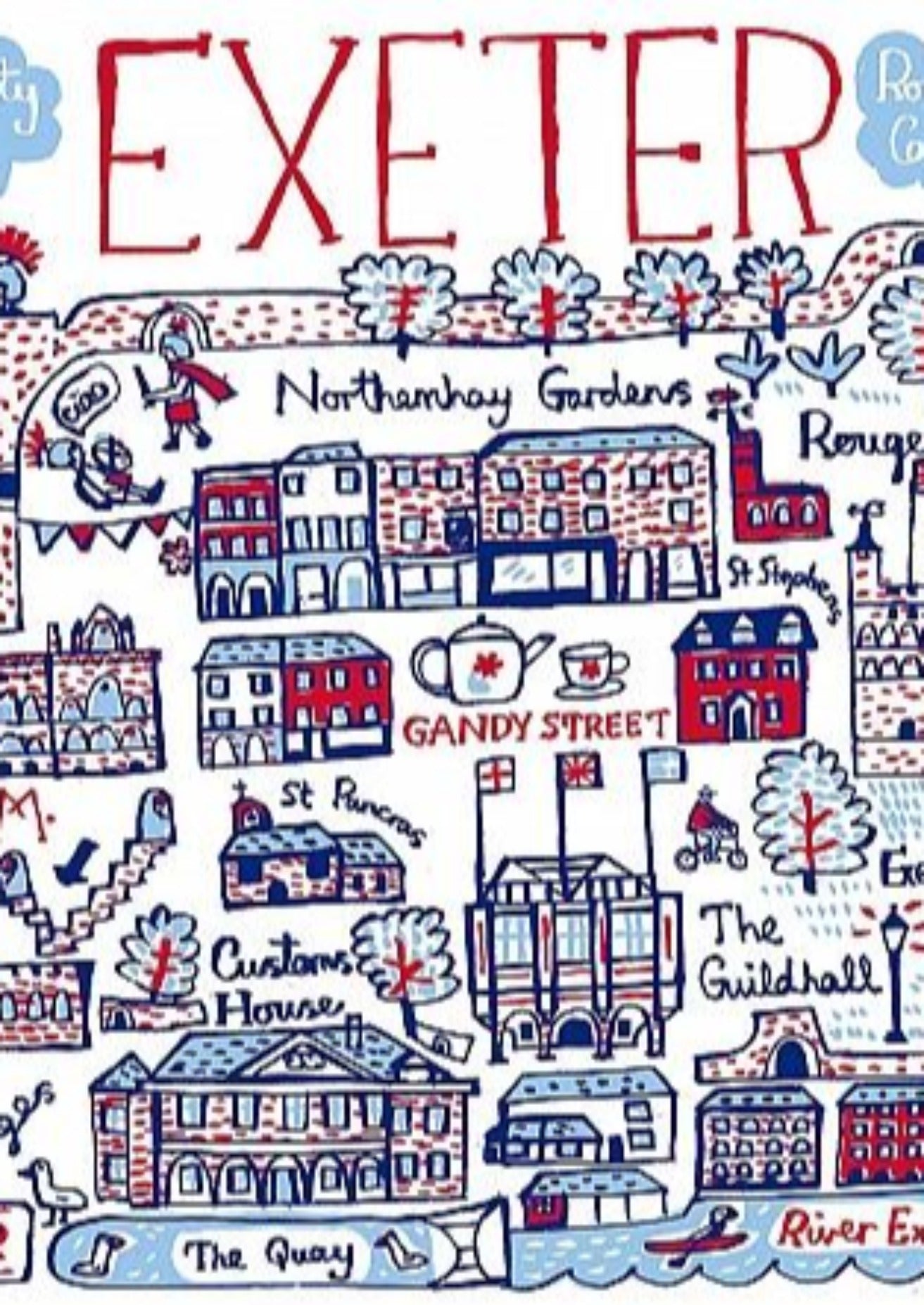 Exeter Art Print - Julia Gash