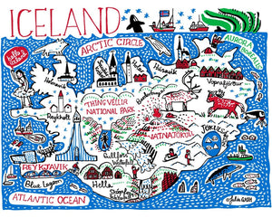 Iceland Reykjavik Art Print - Julia Gash