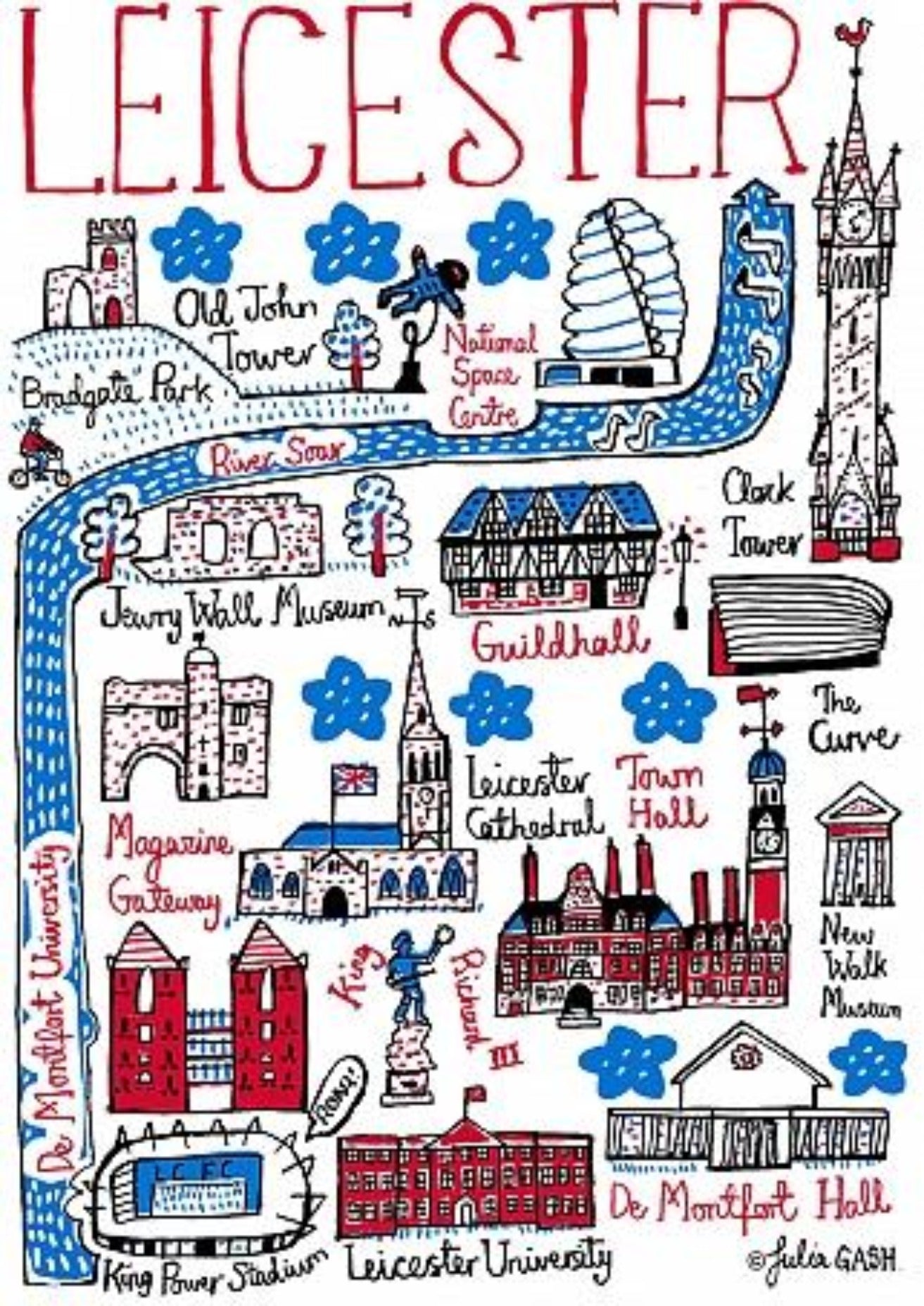 Leicester Art Print - Julia Gash