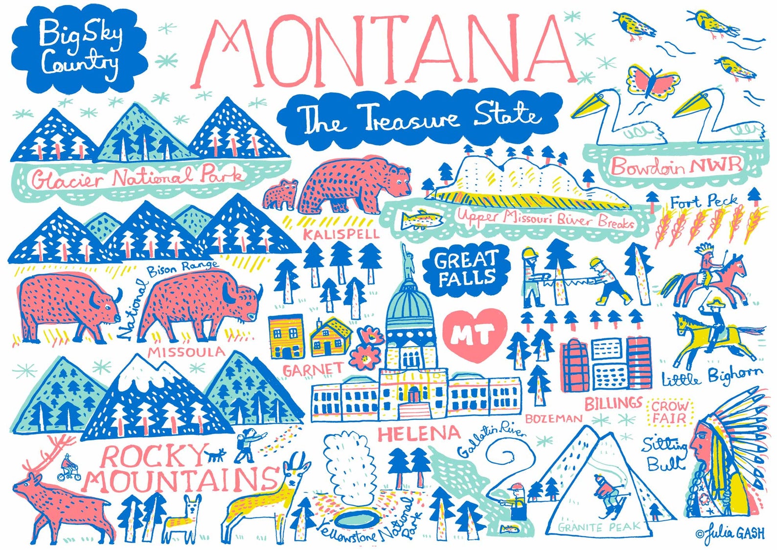 Montana Postcard - Julia Gash