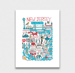 New Jersey Art Print - Julia Gash