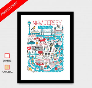 New Jersey Art Print - Julia Gash